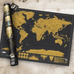 deluxe world scratch map