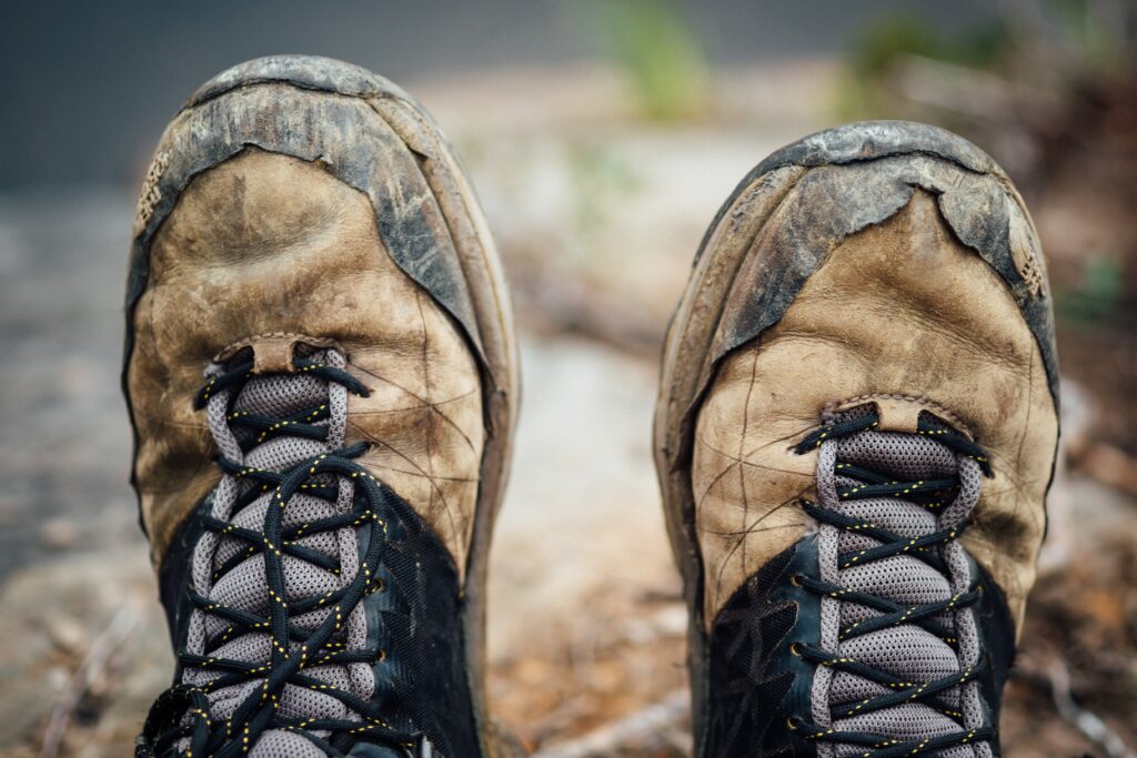 lace up your hiking boots properly