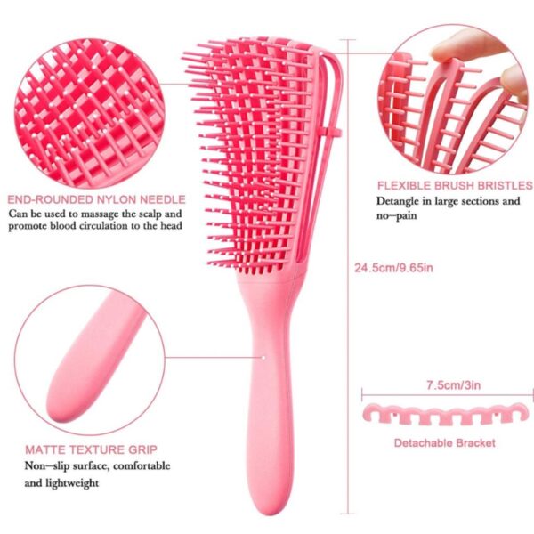 trendbaron detangling hair brush curly hair best hair brush easy wet hair detangle
